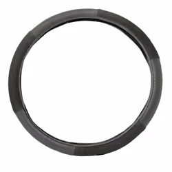 Steering wheel cover; Carlinea; black 37-38
