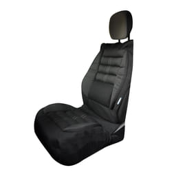 KINE TRAVEL 169822 Seat cover black Massage Polyester, PU (Polyurethane)