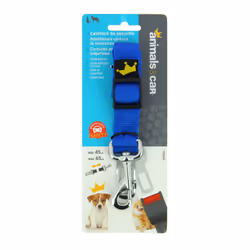 Animals&Car 170004 dog/cat lead 0.65 m Blue Polyester Universal Seat belt safety lead
