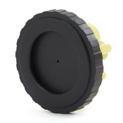 CARTEC 407500 Cap, fuel tank without lock Plastic yellow/black