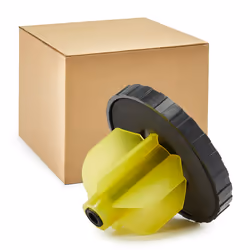 CARTEC 407500 Cap, fuel tank without lock Plastic yellow/black