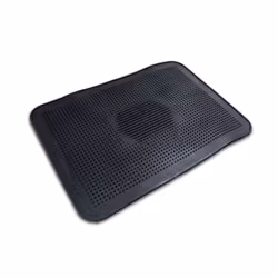 Carrefour 463478, Floor mat, Black, PVC, Front & Back, 500 mm, 350 mm