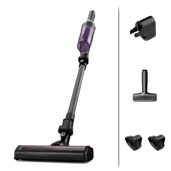 Rowenta RH1128, 2-in-1 stick vacuum, Bagless, Purple, Aluminium, 0.4 L, Rectangular, China