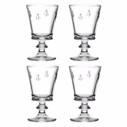 La Rochere Set of 4 Bee Wine Glasses, 24cl