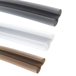 Mottez Door Draught Excluder Stopper Foam Seal Cold Energy Dust - Brown