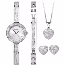 SEKONDA Womens Analogue Classic Quartz Watch with Silver Strap 2528G.68