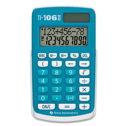 Texas Instruments TI-106 II calculator Pocket Display Blue