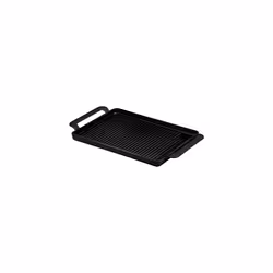 Chasseur Rectangular Grillpan, twin handled, 42 x 24cm, Matt Black