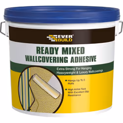 Everbuild Ready Mixed Wall Covering Adhesive, 4.5 kg