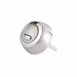 Siamp Optima 49 Dual Flush Chrome Toilet Push Button 34494907, Multi-Colour