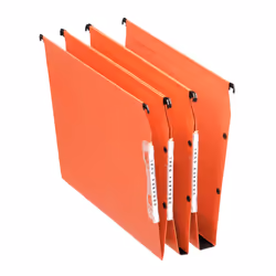 Standard lateral suspension file (LMG) with push-button linking system made from strong paper.- Push-button linking system jo ...