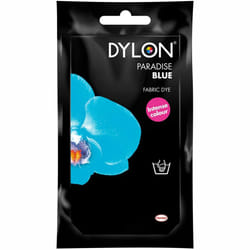 DYLON Hand Fabric Dye Sachet For Clothes & Soft Furnishings, 50g - Paradise Blue