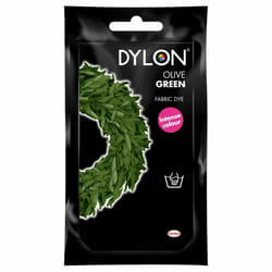 DYLON Hand Fabric Dye Sachet For Clothes & Soft Furnishings, 50g - Olive Green