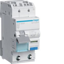 Hager ADS920D circuit breaker Residual-current device 2 module(s)