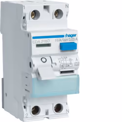 Hager CDA216D, Residual-current device, Type A