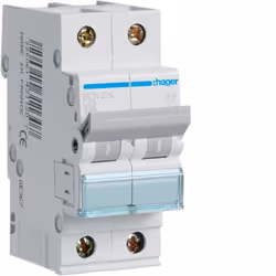 Hager MCN225, 50 - 60 Hz, 25 A, 2P