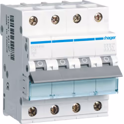 Hager MCN616, Miniature circuit breaker, Type C
