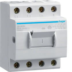 Hager SH463N circuit breaker String circuit breaker 4 3.5 module(s)
