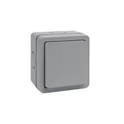 Hager WXPPS12 Weatherproof Light Switch IP66 1 Gang 2 Way 10 Amp