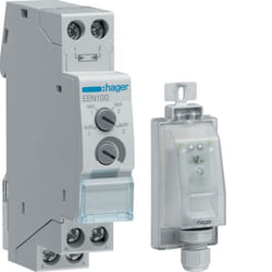 Hager EEN100 photoelectric sensor Grey