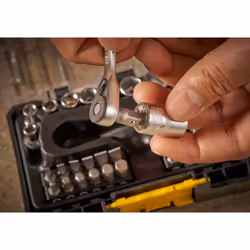 FatMax 37-Piece Socket Set FMMT19101-0 (1/4 Inch) in Small Pro-Stack Case Also Compatible with The T-STAK System Includes Ratchet Wrench, Sockets, - Additional view 5