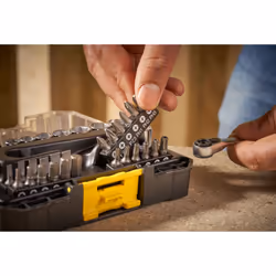 FatMax 37-Piece Socket Set FMMT19101-0 (1/4 Inch) in Small Pro-Stack Case Also Compatible with The T-STAK System Includes Ratchet Wrench, Sockets, - Additional view 6