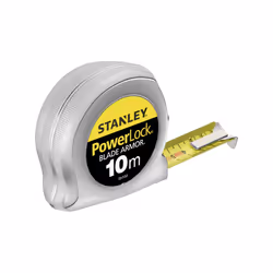 0-33-532 10m Micro Powerlock Tape with Blade Armor, Silver