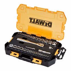 DEWALT Mechanics Socket Tool Kit 34 Piece Stackable Carry Case