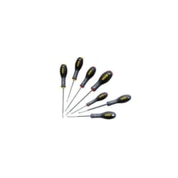 Stanley Tools 0-65-438 + FMHT0-62688 FatMax Screwdriver PH/PZ/Flared/Parallel Set of 7 & Stubby Ratchet Screwdriver