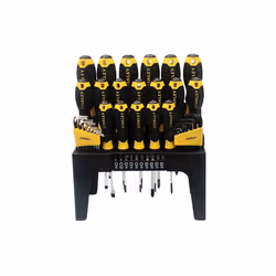 Screwdriver Set in Rack, 44 Piece STA074958