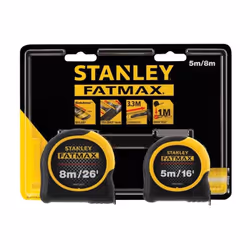 Stanley STA081745 FatMax Classic Tape Twin Pack 5m & 8m (Width 32mm) 5