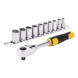 STANLEY STMT82666-0 Juego de trinquete 1/4" 72 dientes, Multicolored, 11 PiÃ¨ces