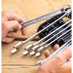 Stanley FATMAX FMMT82848-0 ratchet wrench Chromium-vanadium steel 8,10,12,13,14,17 mm 72 pc(s) Stainless steel - Additional view 6