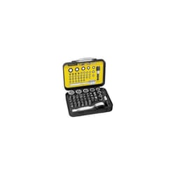 Stanley 1-13-906 Bit and Socket Set of 39 & Ratchet Metric 1/4 Drive