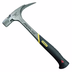 Stanley 1-51-937, Camping hammer, Steel, Rubber, Steel, Black, Steel, Yellow, 33.9 cm, 180 mm