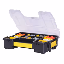 Stanley STST1-70720 small parts/tool box Small parts box Black, Transparent