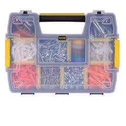 Stanley STST1-70720 small parts/tool box Small parts box Black, Transparent - Additional view 4