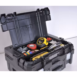 Stanley FMST171966 small parts/tool box Tool hard case Metal, Plastic Black