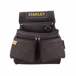 Stanley Tools STST1-80116 Leather Double Nail Pocket Pouch STA180116