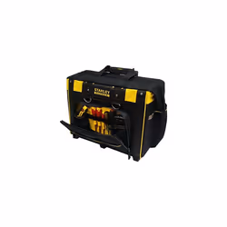 STANLEY FATMAX Open Mouth Rolling Rigid Tool Bag Trolley, Multi-Pockets Storage Organiser, FMST1-80148