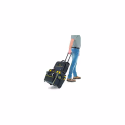 STANLEY FATMAX Open Mouth Rolling Rigid Tool Bag Trolley, Multi-Pockets Storage Organiser, FMST1-80148 - Additional view 7