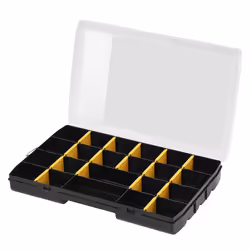 Stanley STST81681-1, Storage box, Black, Yellow, Rectangular, Polypropylene (PP), Monochromatic, Polycarbonate