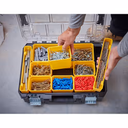 Stanley FMST82967-1 small parts/tool box Metal, Polycarbonate (PC) Black, Transparent, Yellow - Additional view 5