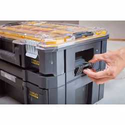 Stanley FMST82967-1 small parts/tool box Metal, Polycarbonate (PC) Black, Transparent, Yellow - Additional view 8