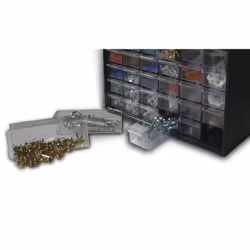 Stanley 1-93-981 small parts/tool box Small parts box Plastic Black, Transparent