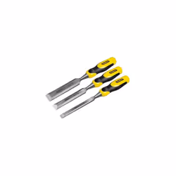 Stanley Tools STHT5-16359 DYNAGRIP Bevel Edge Chisel with Strike Cap Set of 3