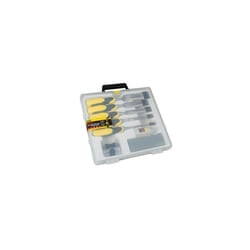 Stanley 5-16-421 Dynagrip Wood Chisel Set 5 Piece With Oil Stone