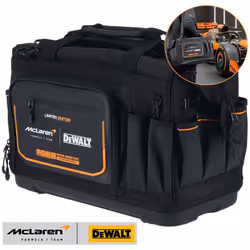 Dewalt McLaren F1 Tool Bag Pro 20" Open Mouth IP54 Water Resistant DWST60104-9