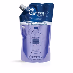 L'OCCITANE Lavender Foaming Bath: Relaxing and Cleansing Bubble Bath Soothing Scent with Lavender Essential Oil 16.9 Fl. O ...