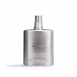 L'Occitane Cap Cédrat Eau de Toilette 75ml, Men, 75 ml, Cedrat, Mint Leaves, Pink Pepper, Violet Leaves, Ginger, Cedar, Musk, ...